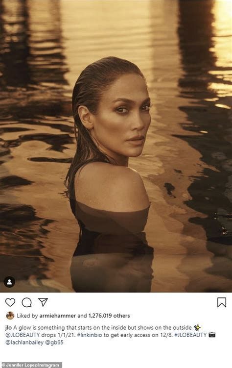 Jennifer Lopez posed nude with a green cape covering only her chest and her hand on her backside.. The 49-year-old Second Act star looked flawless. And she told the December issue of InStyle ...